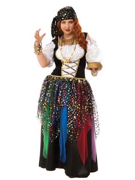 Women S Plus Size Curvy Gypsy Costume Adult 2019 Halloween Costumes