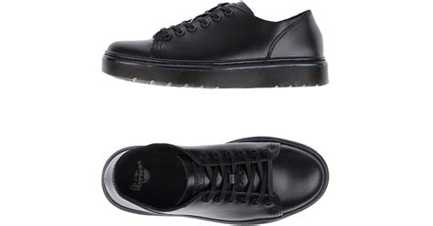 dr martens leather  tops sneakers  black lyst