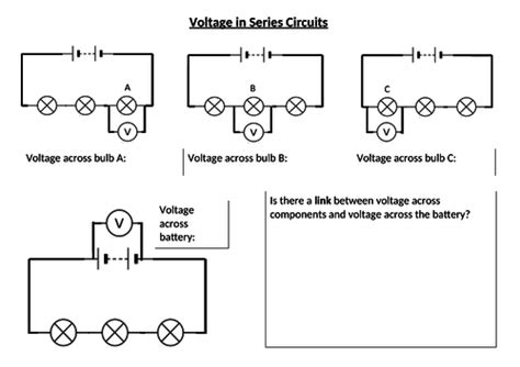 voltage  series circuits teaching resources
