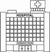 Hospitales Maquete Colorir Predio Predios Dibujar Maquetas Maqueta Deuna Casitas álbum Escolher Imprimir Hospitais sketch template