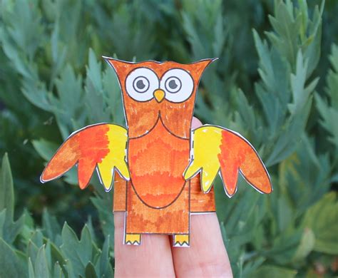 owl finger puppet