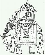 Mysore Kalamkari Motifs Madhubani Mehndi Henna Saree sketch template