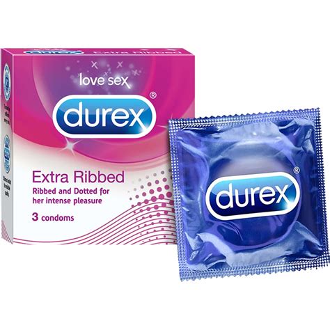 Buy Durex Condoms Extra Ribbed 3 Pieces Online And Get Upto 60 Off At