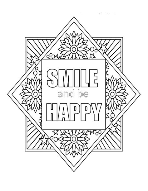 shine  inspirational quote coloring page