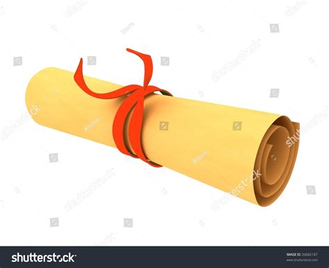 rendered rolled magic scroll stock photo  shutterstock