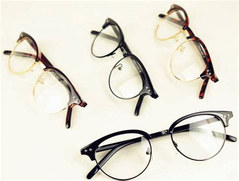 korean retro fashion small round metal frames women men eyeglasses