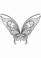 Papillon Mariposa Zentangle Butterflies Mariposas Coloriages Adulti Moeilijk Insectes Vlinders Insekten Insectos Insetti Motifs Erwachsene Justcolor Papillons Jolis Schwer Schmetterlinge sketch template