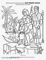 Deborah Coloring Pages Bible Helaman Army Prophetess Getdrawings sketch template