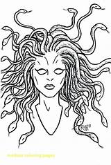 Medusa Coloring Pages Mythology Drawing Head Drawings Getcolorings Printable Designlooter Color Getdrawings 55kb sketch template