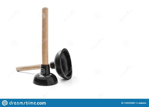 rubber plunger stock image image  pipe clean pump