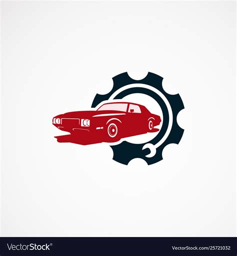 car repair logo designs concept  company vector image