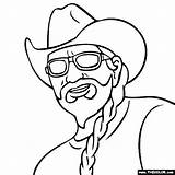Willie Nelson Coloring Pages Sheets Choose Board sketch template
