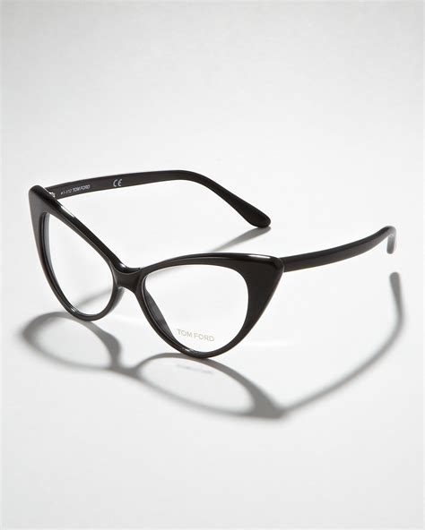 lyst tom ford cateye glasses in brown