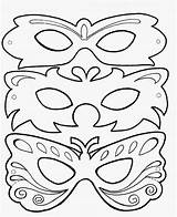 Mascaras sketch template