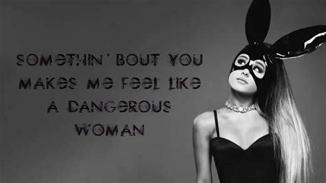 Dangerous Woman Ariana Grande Lyrics Video Youtube