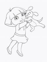 Dora Explorer Benny sketch template
