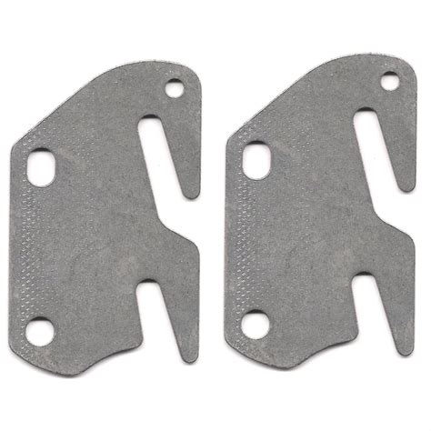 2 Bed Rail Double Hook Plates Fits 2 Bracket Or Bed Post