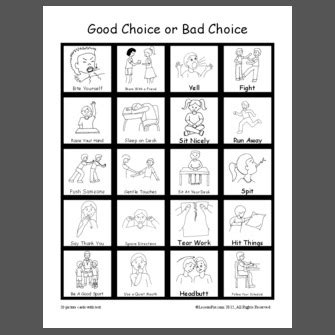 good choice  bad choice
