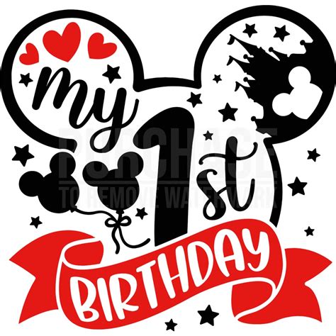 st birthday svg mouse birthday svg mouse ears svg