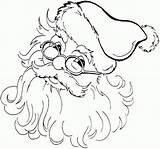Santa Pages Coloring Cute Getcolorings Templates sketch template