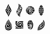Maori Vector Koru Tattoo Tattoos Clipart Designs Vecteezy Tribal Symbols Clip Moari Patterns Choose Graphics Maui Data Vectors Sleeve Tatuagem sketch template