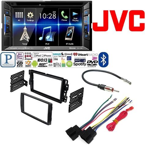 jvc double din bluetooth  dash dvdcdamfm car stereo  dash installation kit  wiring