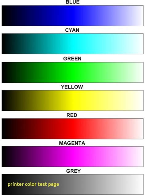 marvelous image  color printer test page birijuscom