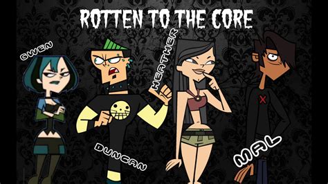 Total Drama {gwen Duncan Heather Mal} Rotten To The