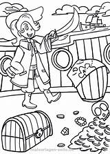 Pirat Ausmalbilder Malvorlage Piraten Mewarnai Kendaraan Mandala Schiff öffnen sketch template