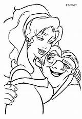 Quasimodo Esmeralda Hunchback Jorobado Hugs Ausmalen Pintar Hellokids sketch template