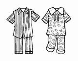 Pajamas Coloring Pajama Party Coloringcrew Kids Pyjama Color Pages Clip Fashion Pijama Dia Preschool Colouring Pj Template Activities Da Drawing sketch template