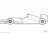 Formula Car Coloring Race Pages Blank Template Racing F1 Cars Uno Printable Templates Sketch sketch template