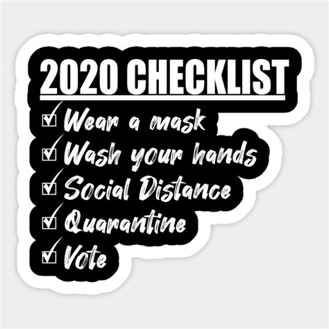 funny  checklist meme quarantine  voting funny social