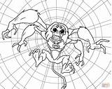 Ben Coloring Alien Monkey Spider Pages Spidermonkey Force Drawing Printable Ten Swampfire Popular Getdrawings Coloringhome Color Print Categories sketch template