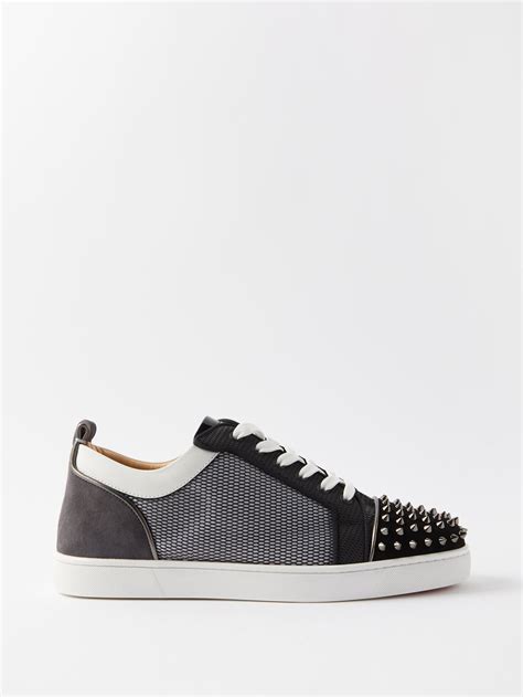 hot selling products mens shoes black white louis junior spike