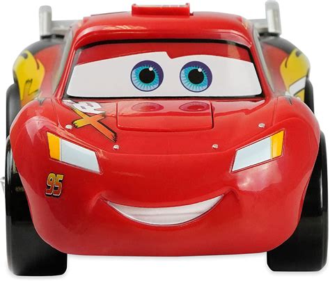 Disney Pixar Lightning Mcqueen Push And Go Talking Vehicle