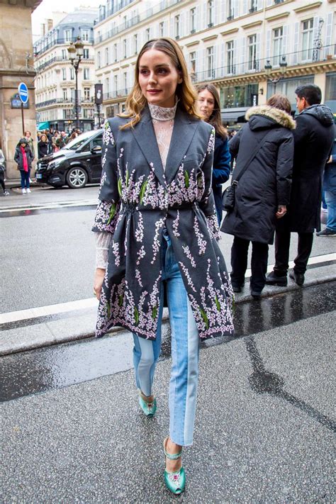 Olivia Palermo Arrives At Giambattista Valli Show At Paris Fashion