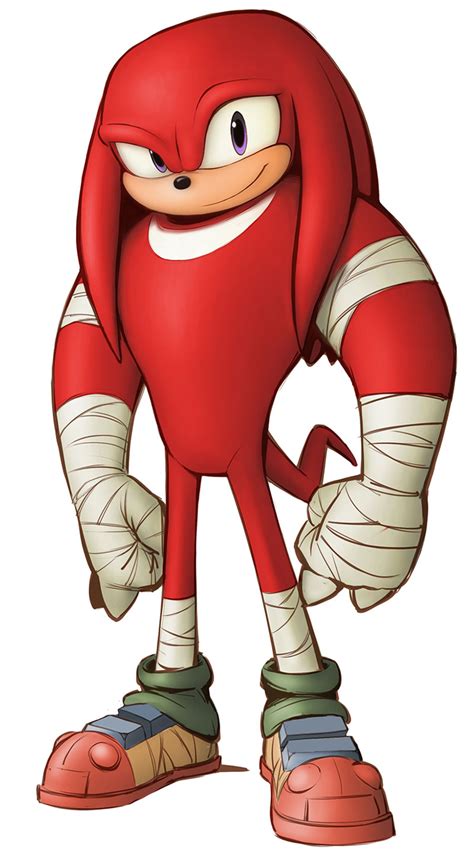 knuckles  echidna characters art sonic boom