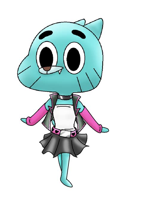 com gumball s sexy outfit by silvernazo on deviantart