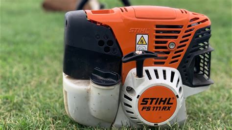 stihl fs  rx review youtube