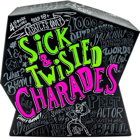 Sick And Twisted Charades Adult Party Board Game