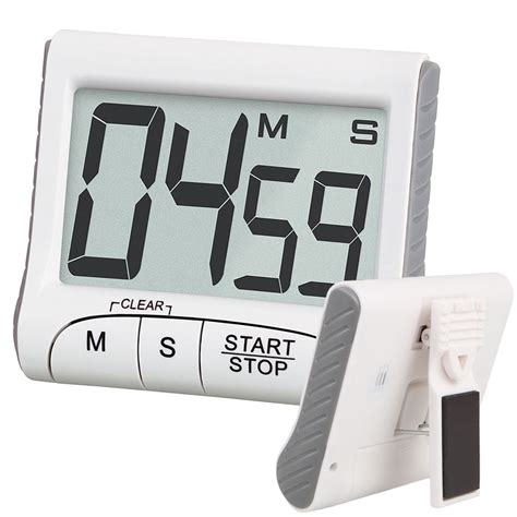 digital kitchen timer stopwatch eeekit large lcd display digits