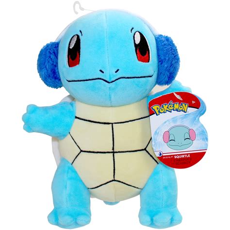 wicked cool pokemon holiday squirtle plush  tall limited edition