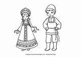 Colouring Russian Children Pages Around Coloring Kids Traditional Russia Activityvillage Activity Dance Village Costumes Winter Theme sketch template