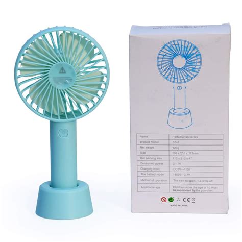 portable handle mini fan  stand ss  shopee philippines