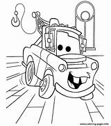 Coloring Pages Cars Mater Disney Mcqueen Tow Lightning Movie Printable Color Kids Drawing Colouring Print Truck Carnival Animals Pixar Matter sketch template
