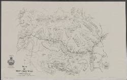 plan  west coast road cartographic material tasmania