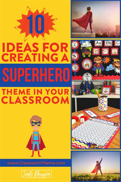 superheroes classroom theme ideas jodi durgin education