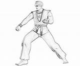 Fighters King Ryo Sakazaki Coloring Pages Profil Roar Another sketch template