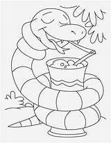Coloring Snake Pages Boa Constrictor Kids Color Printable Loving Ice Cream Snakes Dkidspage Preschoolers Print Getcolorings sketch template